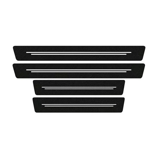 Universaali hiilikuituinen nahkainen auton oven kynnyksen suojalista