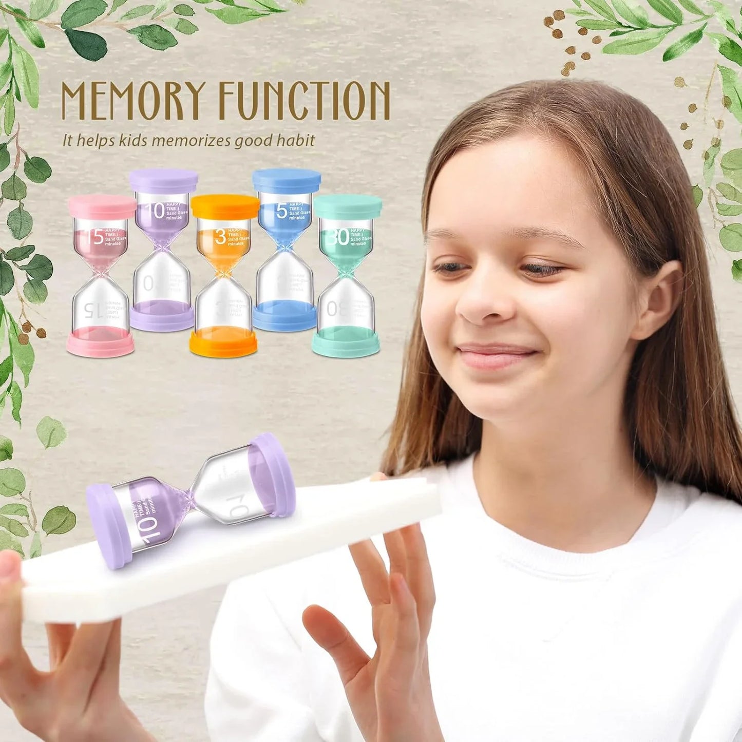 1 kpl 3/5/10/15/30 minuuttia värikäs tiimalasi 