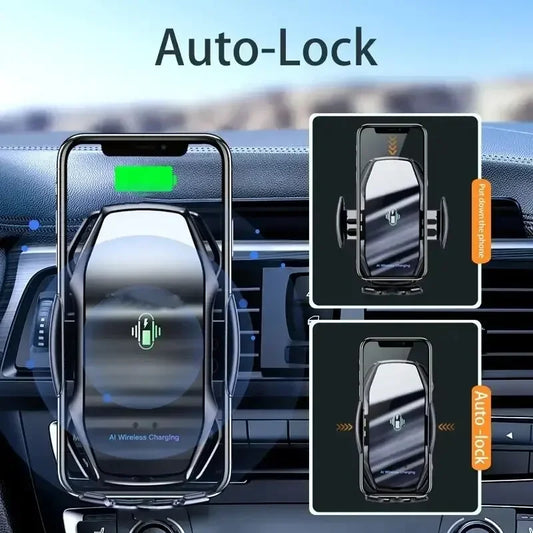 Auton langaton laturi puhelimen pidike 15W 