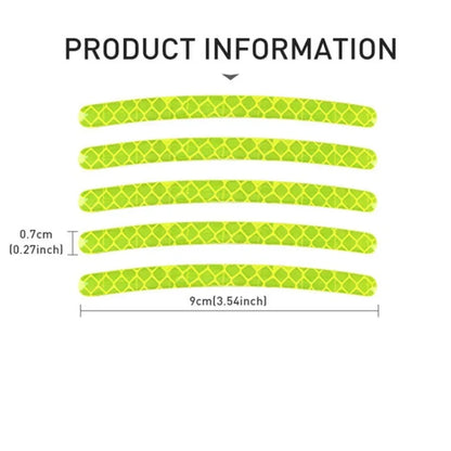 20 kpl heijastavia tarroja auton pyöriin 